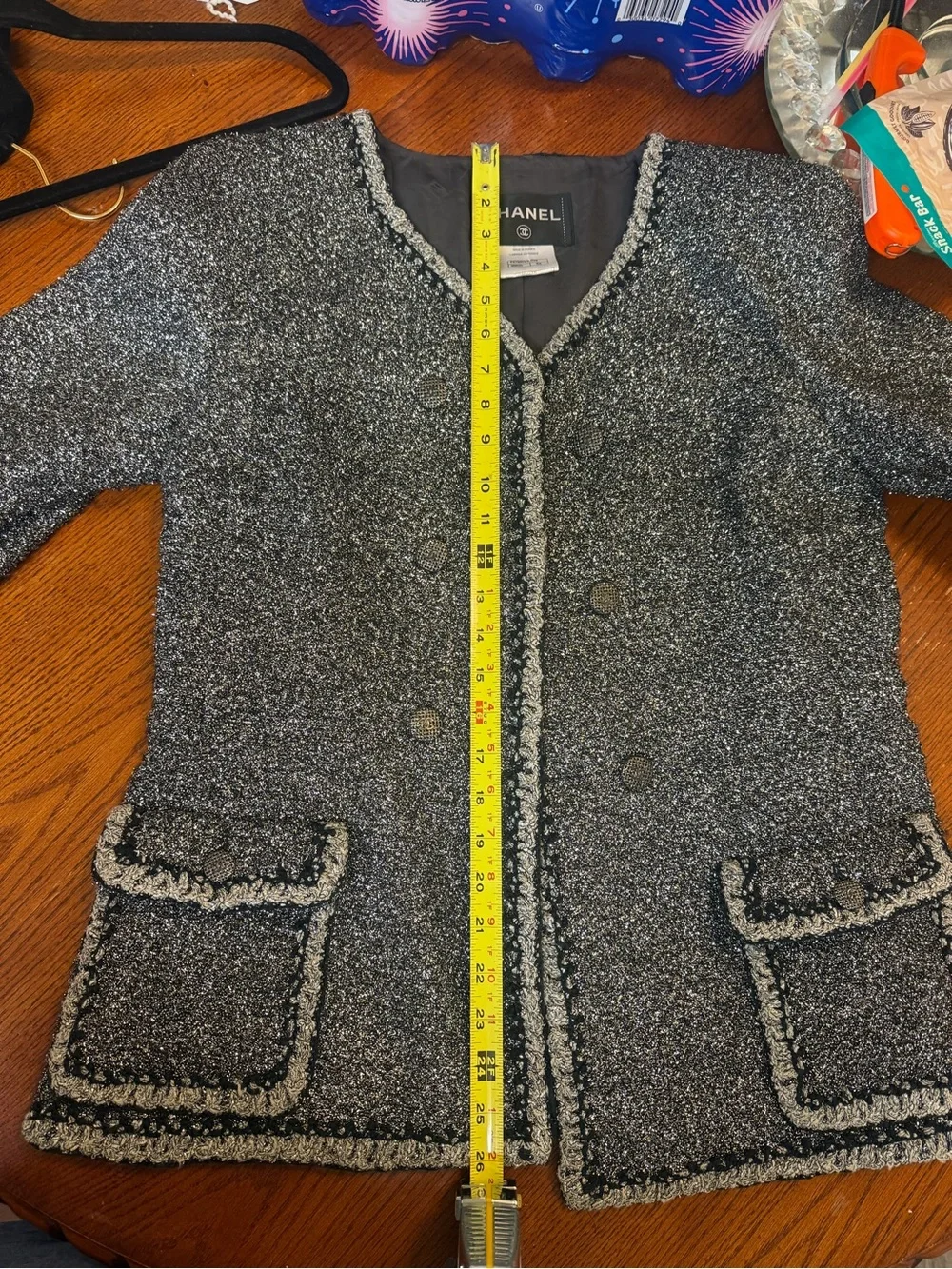 2014 Chanel Metallic Fantasy Tweed Jacket